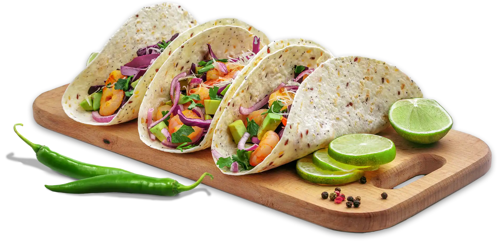 3 tacos